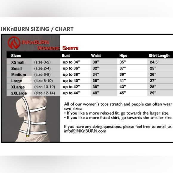 InknBurn Tech Shirt, Western Tech, short sleeve, Size: 2XL, EUC, cowgirl costume - Picture 4 of 4